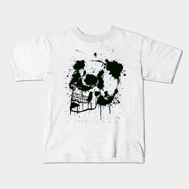 Ink Skull Kids T-Shirt by HustleHardStore